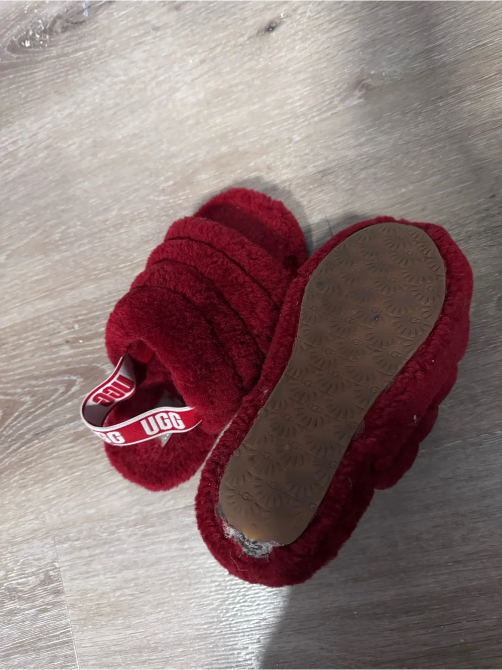 UGG Kids' Fluff Yeah Slingback Sandal US1